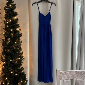 Badgley Mischka Royal Blue Dress
